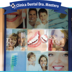 Clínica Dental Dra. Montero letrero del exterior 1